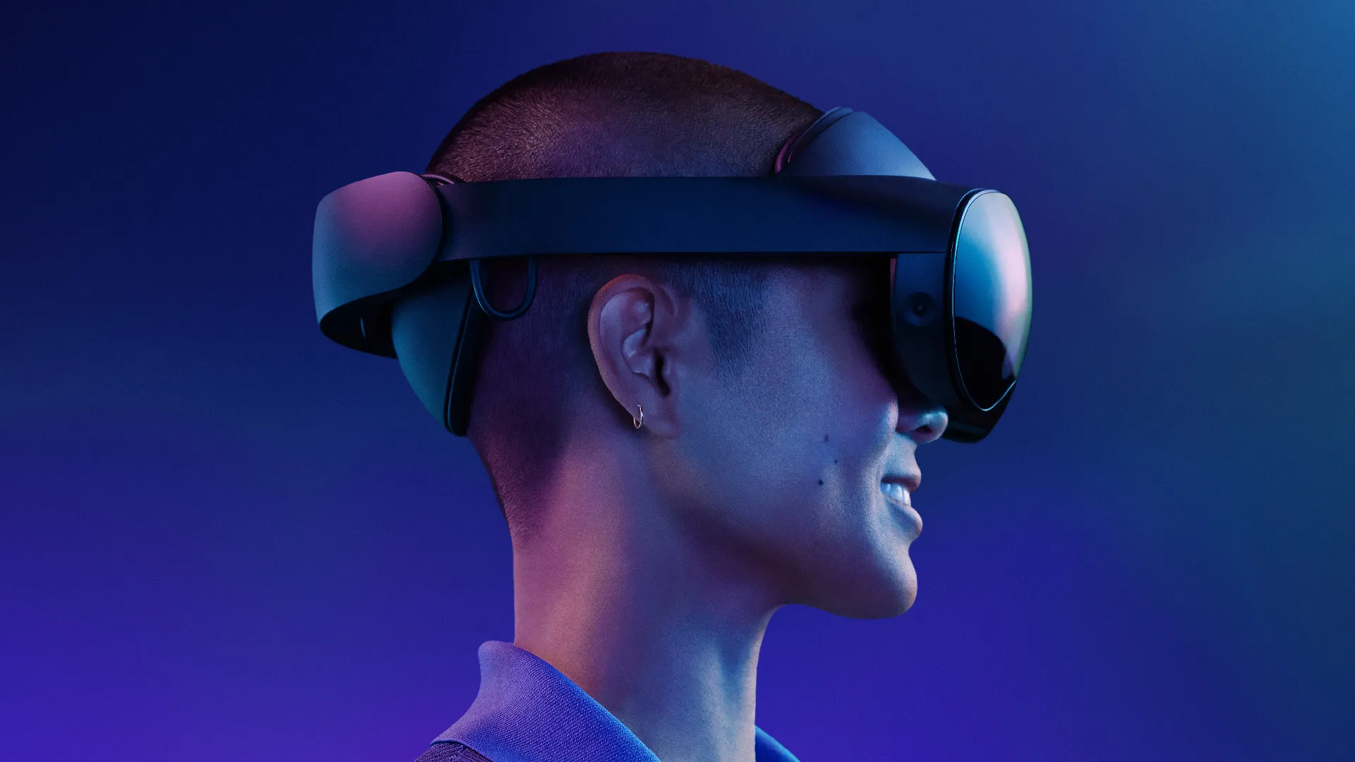 AI workload running on a headset edge target