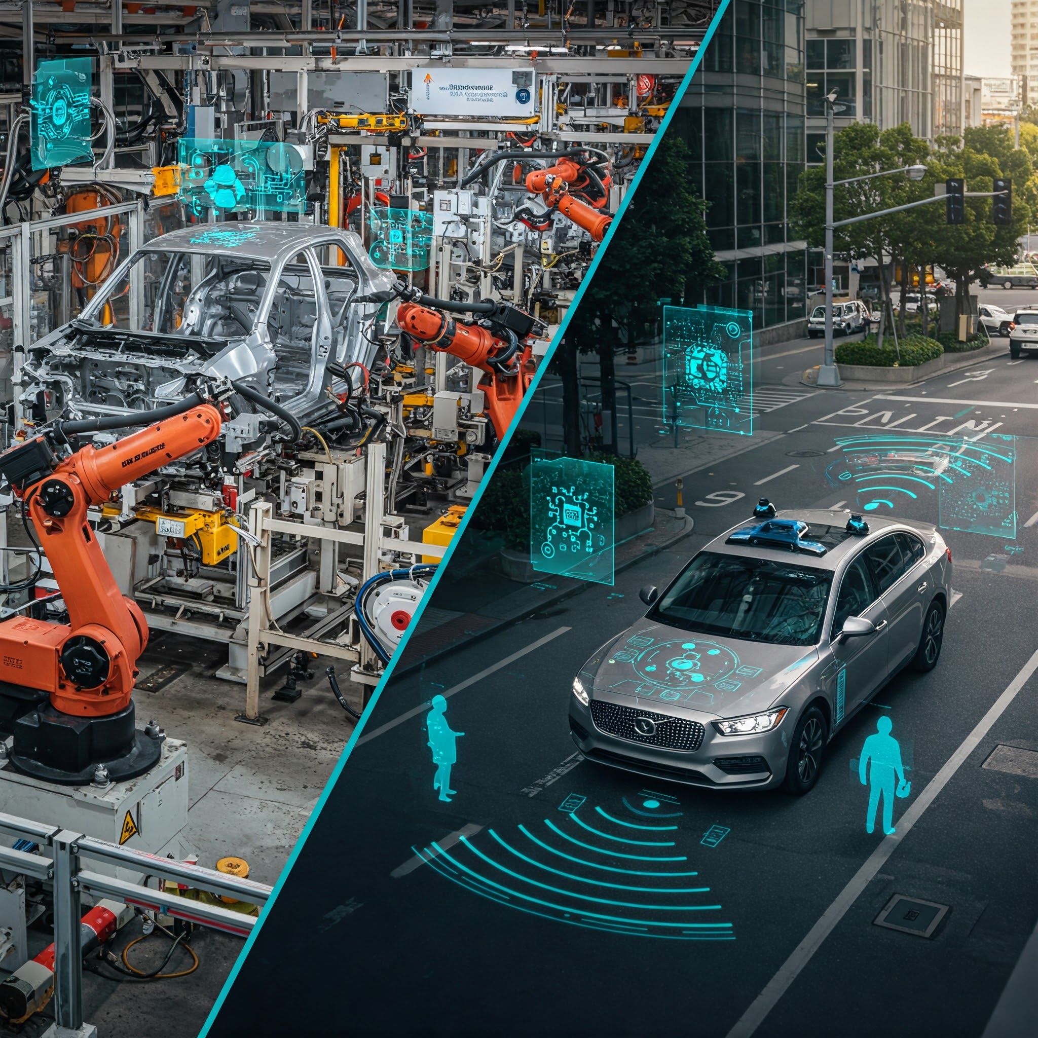 From Factories To Smart Vehicles. Source: Gemini