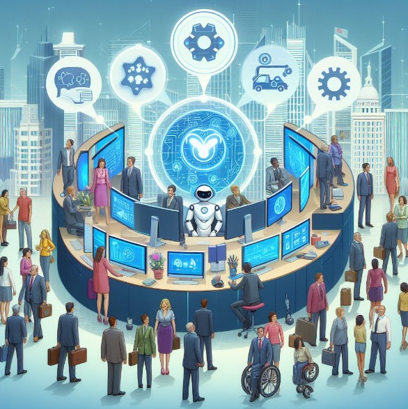 AI Helping the Public Sector in Various Ways | Source: MS Designer
