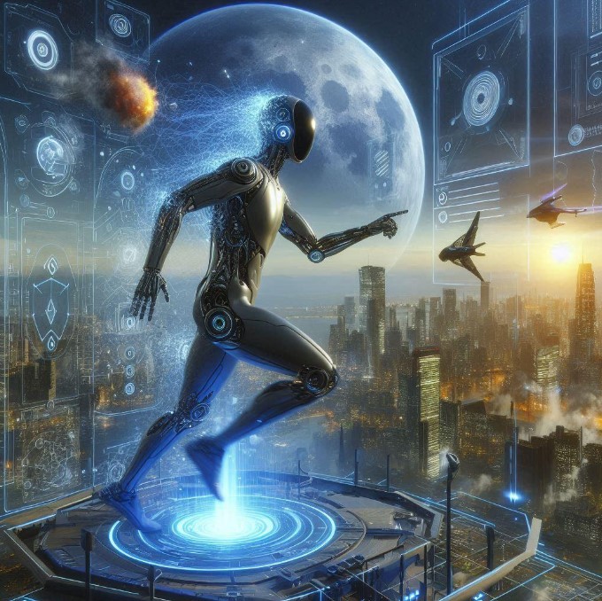 AI Avatars In Virtual Worlds. Source: MS Copilot